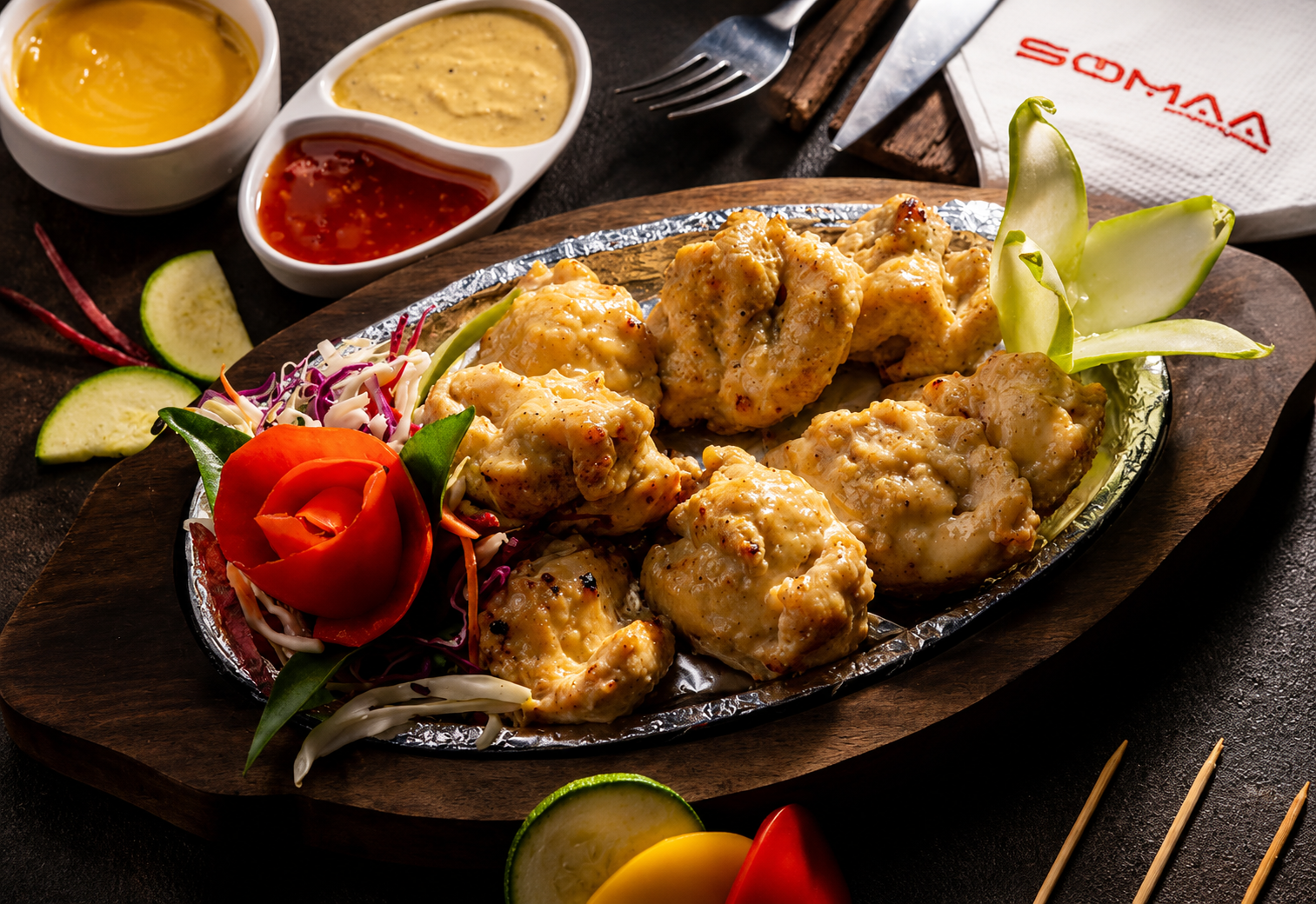 Somaa restobar signature dish used in the case study